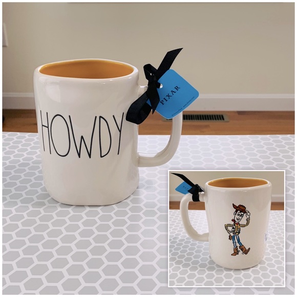 Rae Dunn Other - Rae Dunn Double Sided TOY STORY Disney Mug WOODY PIXAR